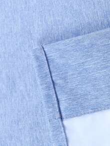 1 Pieza Cortina De Ventana Con Ojales Opaca En Color Azul Claro - Celeste - Ver 5