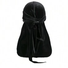 ZTZI Velvet Durag Headwraps With Long Tail For 360 Waves Doo Rag - View 2