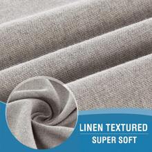 French Door Curtains Linen Textured Privacy French Door Blinds Kitchen Window Curtains Waterproof Room Darkening Curtains For Glass Door Tie Up Shade For Bedroom, 1 Panel - 灰褐色 - 查看 5
