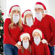 聖誕老人白色胡子,聖誕節用品和裝飾,新年快樂,2023聖誕禮物 - 白色 - 查看 2