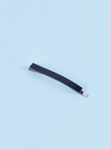 4pcs/set Solid Color Hairpins Hair Clips Hair Accessories For Bangs - Black - View 6