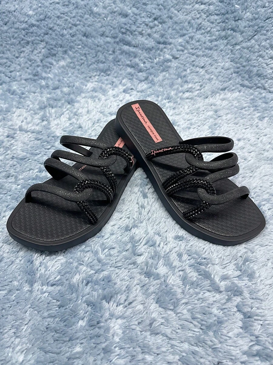 Kids Fashion Slippers - 黑色 - 查看 1