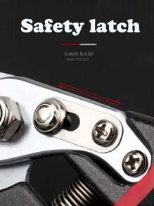 1pc Steel Gardening Pruning Shear For Cutting Thick Branches, Fruits Trees And Bonsai, Stainless Steel Flower Arranging Scissors, Floral Cutters,Garden Tools, Gardening Tools For Garden - Black - View 5