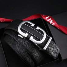 新款男士合金扣皮帶,牛皮商務/休閒褲腰帶