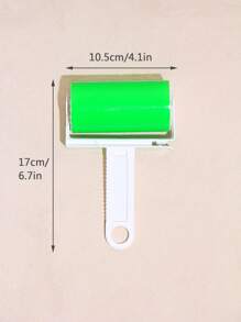 1 pieza Rodillo quitapelusas lavable, colores al azar - Verde - Ver 5