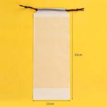 4pcs/set Reusable Umbrella Storage Bags With Drawstring Closure, Transparent & Waterproof Plastic Dustproof Organizer Pouches For Outing - White - View 7