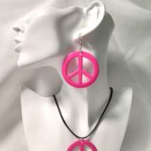 8入組70年代60年代嬉皮士服裝套裝,萬聖節女士disco裙裝配件