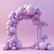 Phấn màu Tím Bóng bay Kích thước khác nhau 18" 12" 10" 5" Vòng hoa bóng bay Arch Bộ dụng cụ Hoàn hảo Đối với Tiệc sinh nhật , Tốt nghiệp , Tắm em bé , Lễ cưới , Ngày lễ Đồ trang trí Và Ngày kỷ niệm ( Phấn màu Tím ) - Màu tím hoa cà - Xem 8