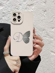 適用於蘋果三星華為小米蝴蝶軟殼TPU塗裝手機保護殼 - 彩色 - 查看 2