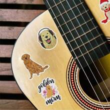 50張可愛動物金毛塗鴉貼紙diy裝飾行李箱摩托車行李箱