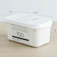 1pc Kitchen Refrigerator Fresh-keeping Box With Scale, Ice Powder & Food Ingredient Container, Lunch Box, Meat Storage Box - White - View 8