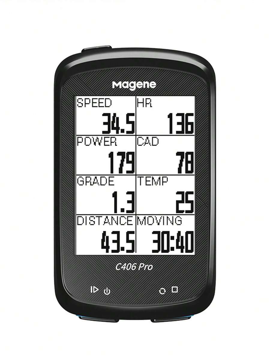 C406pro Bicycle Computer - Black - View 1