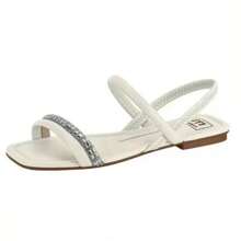Women Flat Sandals - trắng - Xem 1