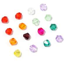 1box 4MM 2400pcs Faceted Glass Crystal Beads Set Bracelet Rondelle Crystal AB Beads Spacer for Jewelry Making Bracelet Ring Necklace 24 Colors - Multicolor - View 4