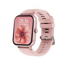 SIMSONLAB 1 PC 1.83 Inch Silicone Strap Sporty Smart Watch With Alarm Clock Waterproof Smart Watch , Square Dial To Chose, Men Women Universal Applicable Daily Fashion Wireless Ladies Smart Watch, Compatible With Android & IPhone