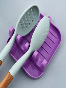 Organizador De Utensilios De Cocina Multifuncional Para Espátula, Cucharón, Palillos, Tapa De Olla, Estante De Almacenamiento De Utensilios De Cocina - Morado - Ver 4