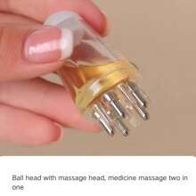 頭皮應用梳,用於頭皮按摩和護髮的髮梳,便攜式髮油應用瓶