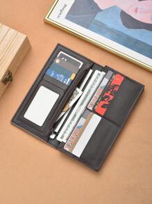 GOKE New Arrive Men's Ultra-thin Long Korean-style Card Holder Wallet - Coffee Brown - View 2