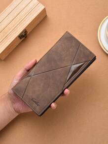 GOKE New Arrive Men's Ultra-thin Long Korean-style Card Holder Wallet - Coffee Brown - View 8