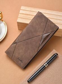 GOKE New Arrive Men's Ultra-thin Long Korean-style Card Holder Wallet - Coffee Brown - View 9