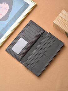 GOKE New Arrive Men's Ultra-thin Long Korean-style Card Holder Wallet - Coffee Brown - View 6