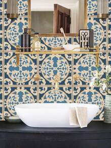 10pcs/set Waterproof Anti-scratch Anti-oil Sticker, Suitable For Kitchen, Bedroom, Bathroom, Living Room, Floor And Wall - Multicolor - View 4