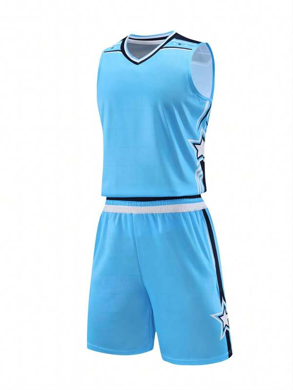 Basketball Uniform Set Men's Athletic Competition Team Jersey SHEIN USA