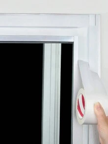 1 Roll Window Insulation Film With Tape Winter Draft Excluder Windproof Waterproof Seal Strip For High Adhesive - White - View 5