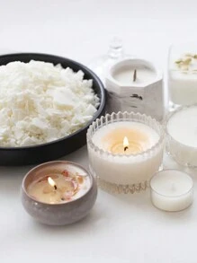 大約。 500 克大豆蠟片蠟燭製作用品，適用於 Diy 香氛蠟燭，手工創意蠟燭材料，家居香氛大豆蠟片