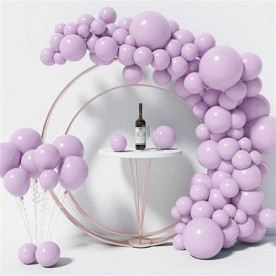 Phấn màu Tím Bóng bay Kích thước khác nhau 18" 12" 10" 5" Vòng hoa bóng bay Arch Bộ dụng cụ Hoàn hảo Đối với Tiệc sinh nhật , Tốt nghiệp , Tắm em bé , Lễ cưới , Ngày lễ Đồ trang trí Và Ngày kỷ niệm ( Phấn màu Tím ) - Màu tím hoa cà - Xem 1