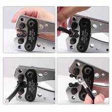 壓接鉗 6-50mm2/awg 10-0 管端子壓接器 六角壓接工具 多功能工具 電池電纜接線片 電纜手動工具 Hx-50b - 藍色 - 查看 5