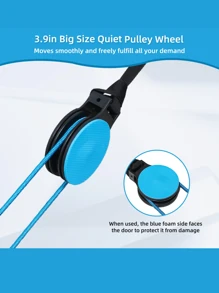 Shoulder Pulley, Door Mounted Shoulder Pulley For Shoulder Exercise, Shoulder Pulley System - Blue - View 3