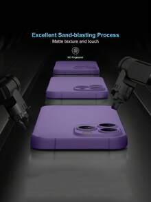 White Ultra-Thin Phone Case Full Coverage Camera Lens Compatible With IPhone With Lightweight Matte Coating, Minimalism, Anti-Drop - White - View 4