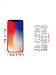 Metal Die Cutting Stencil For 0-9 Numbers - Silver - View 8