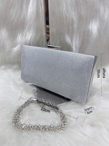 Women Evening Bags - 銀色 - 查看 6