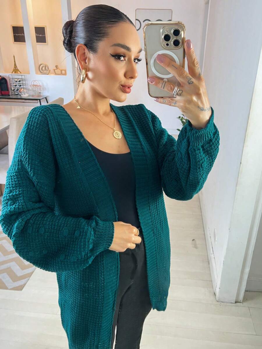 Women Cardigans - xanh quân đội - Xem 1