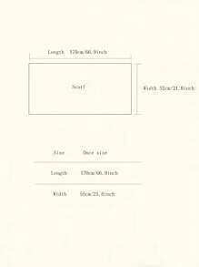 1 件女士围巾新款大号头巾优雅头巾柔软纯色围巾休闲头巾长袍配饰面纱服装 - 軍綠色 - 查看 4