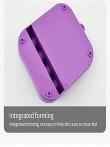 Organizador De Utensilios De Cocina Multifuncional Para Espátula, Cucharón, Palillos, Tapa De Olla, Estante De Almacenamiento De Utensilios De Cocina - Morado - Ver 11