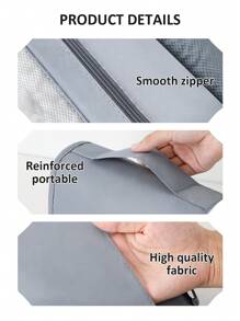 1入掛鉤化妝包,收納袋,浴室收納袋,防水洗漱袋,適用於家庭或旅行洗漱,游泳池洗浴