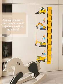 1 Roll Personalized Decorative Sticker For Children's Growth Height - Multicolor - View 3