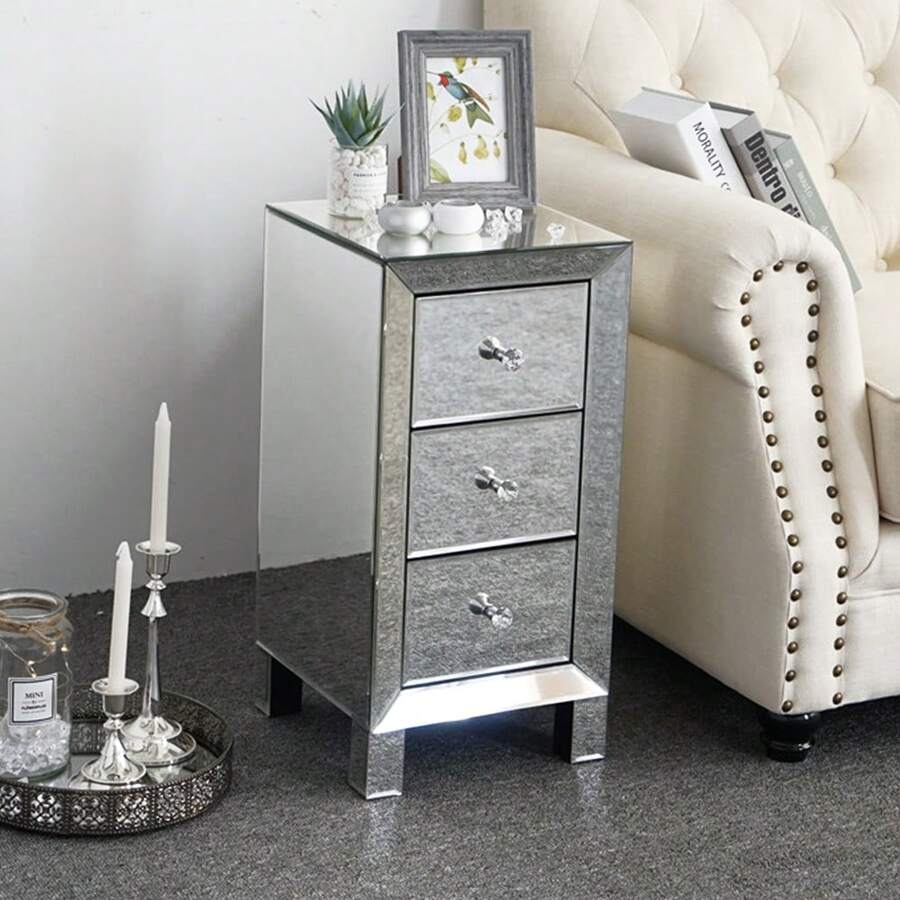 Nightstands - Silver - View 1