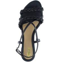 Women Heeled Sandals - 黑色 - 查看 4