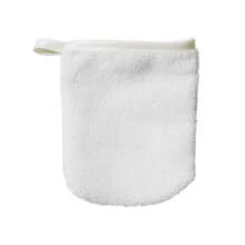4 piezas Guantes desmaquillantes de microfibra, toallas faciales desmaquillantes, toallas de microfibra suaves, guante desmaquillante reutilizable, paño de limpieza facial de fibra superfina en color blanco