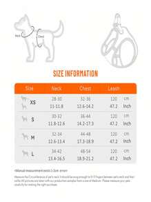 1入組反光寵物背帶和1入組寵物牽引繩適用於狗狗適用於戶外 - 藍色 - 查看 5