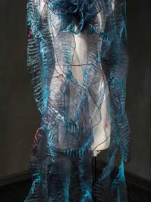 Mermaid Magic Yarn Gradient Ruffled Three-dimensional Pleats Large Lace, Fabric Decorative Sewing Accessories Clothing Accessories - Multicolor - View 4