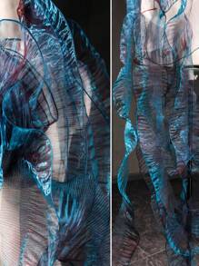 Mermaid Magic Yarn Gradient Ruffled Three-dimensional Pleats Large Lace, Fabric Decorative Sewing Accessories Clothing Accessories - Multicolor - View 7