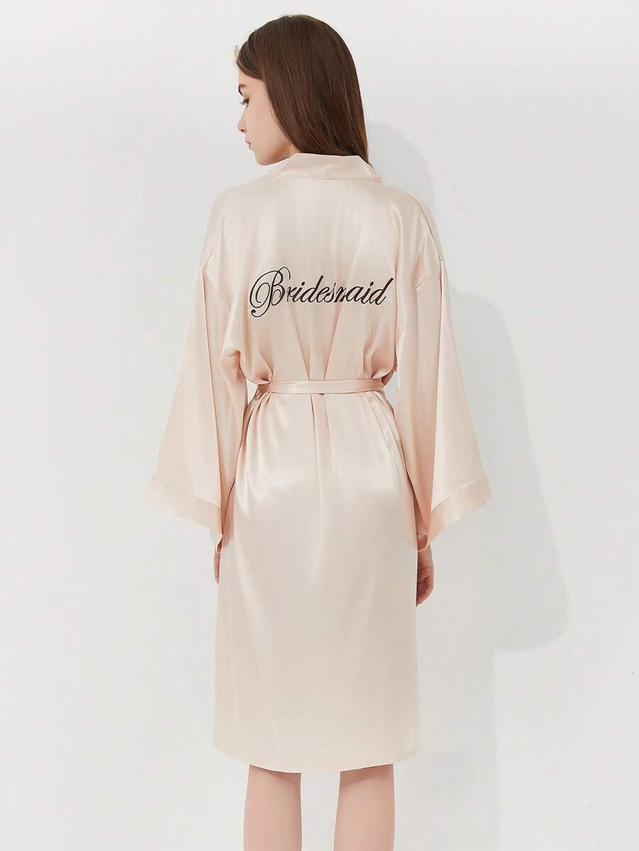 Champagne Bridesmaid Gown - Champagne - View 1