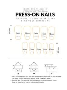 24pcs Extra Long Coffin Shaped French Gradient Glittery False Nails With Rhinestones And 1pc File And 1pc Jelly Glue - Multicolor - View 7