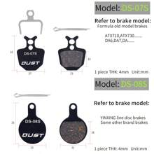 一对高性能半金属碟刹片 - 增强制动力、耐用性和流畅的骑行体验，适用于BB5和BB7液压刹车 - 是山地车、公路车和通勤自行车的理想之选