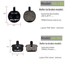 一对高性能半金属碟刹片 - 增强制动力、耐用性和流畅的骑行体验，适用于BB5和BB7液压刹车 - 是山地车、公路车和通勤自行车的理想之选